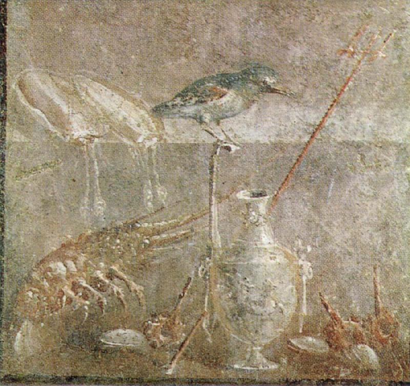 Still Life painting from Herculaneum, unknow artist